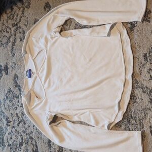 Future collective white long sleeve bodysuit like new